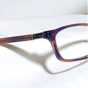 FINAL PRICE! Rare Fendi Purple Fantasy Rectangle Frames Eyeglasses Italy F588